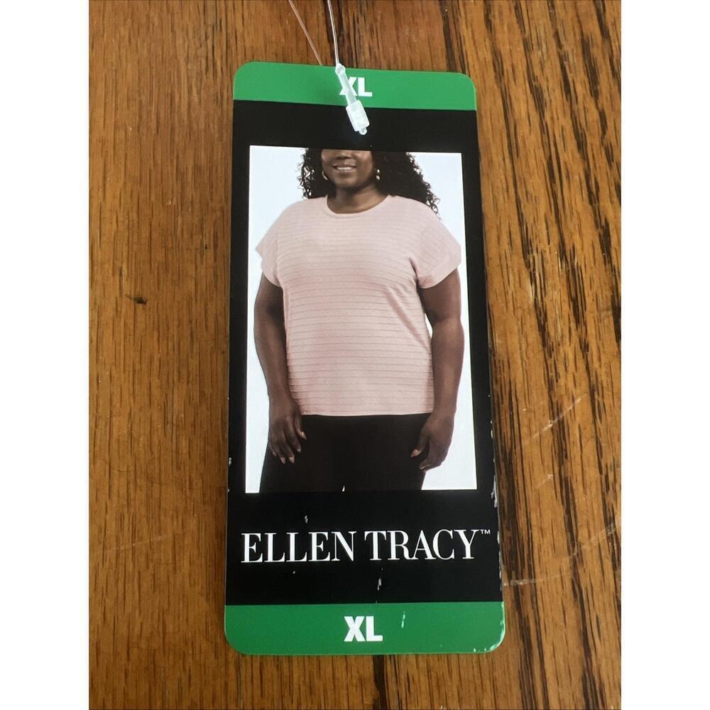 Ellen Tracy Women's Glitter Stripe Blouse Size XL. X